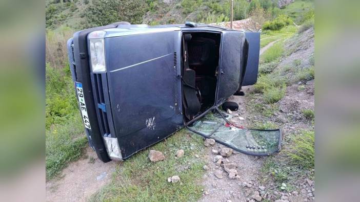 Gümüşhane'de trafik kazası: 4 kişi yaralandı