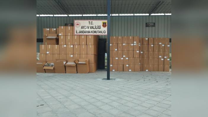 Söke'de Büyük Operasyon: Milyonlarca liralık boş makaron ele geçirildi