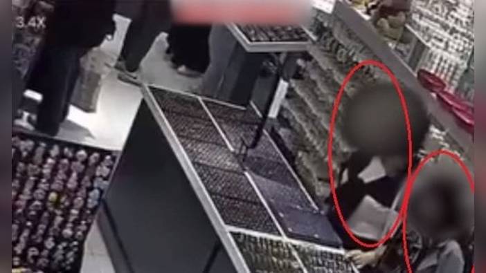 Kayseri'de hırsızlık anı kamerada: İki şüpheli yakalandı