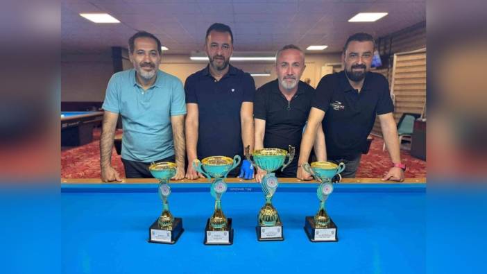 Düzce'de 19 Mayıs Gençlik Haftası bilardo turnuvası sonuçlandı: Muzaffer Kahraman şampiyon