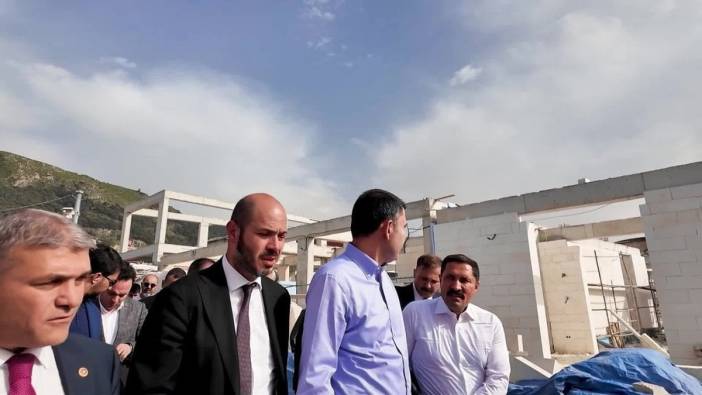 Bakan Kurum Hatay’da incelemelerde bulundu: Türkiye’nin en büyük atık su tüneli inşa edilecek