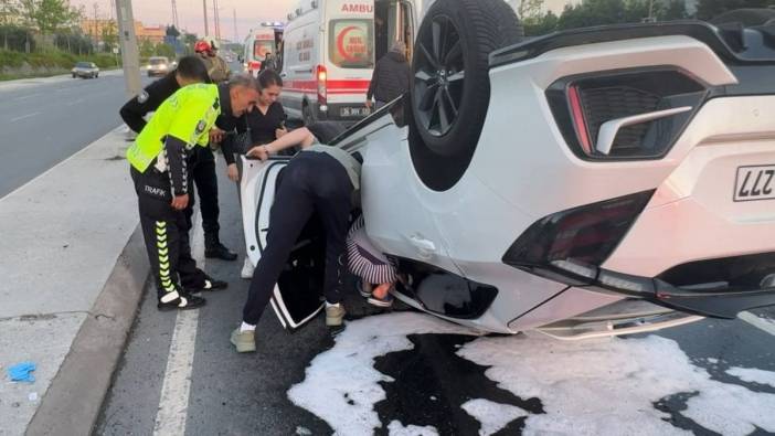 Beylikdüzü'nde trafik kazası: Üç yaralı