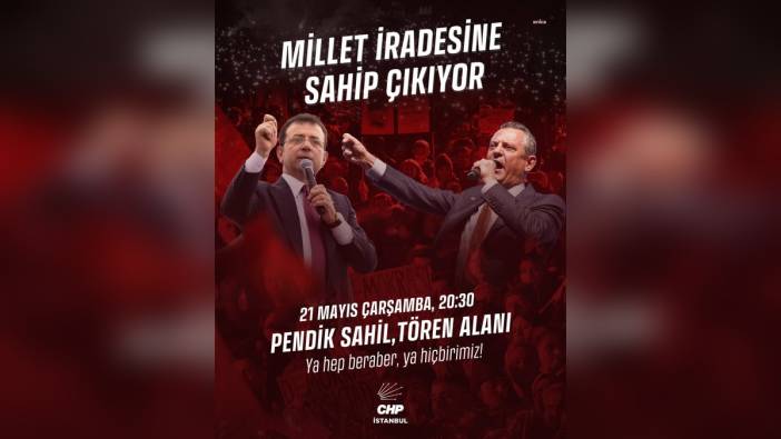 CHP İstanbul İl Başkanı Çelik: Pendik'te 'Millet İradesine Sahip Çıkıyor' mitingi düzenlenecek