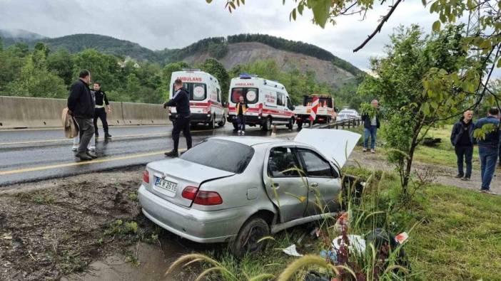 Düzce'de dolu kazası: 3 yaralı