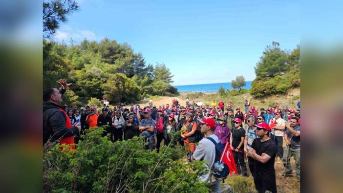 Çanakkale'de Zığındere Harp Yolu Şehitlere Saygı Yürüyüşü düzenlendi