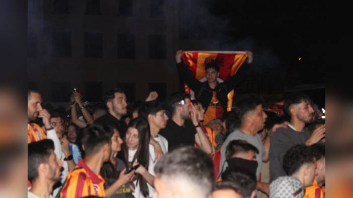 Galatasaray şampiyonluğu Malatya'da coşkuyla kutlandı