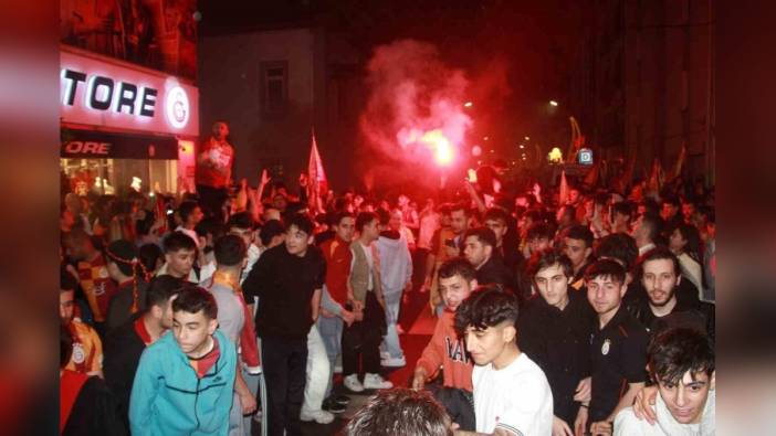 Ordu'da Galatasaray şampiyonluğu coşkuyla kutlandı