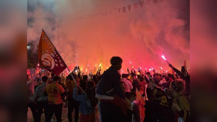 Uşak'ta Galatasaray şampiyonluğu coşkuyla kutlandı