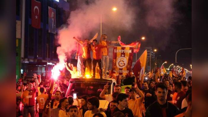 Galatasaray'ın 25. şampiyonluğu Edirne'de coşkuyla kutlandı
