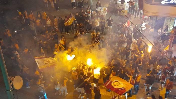 Kuşadası'nda Galatasaray coşkusu