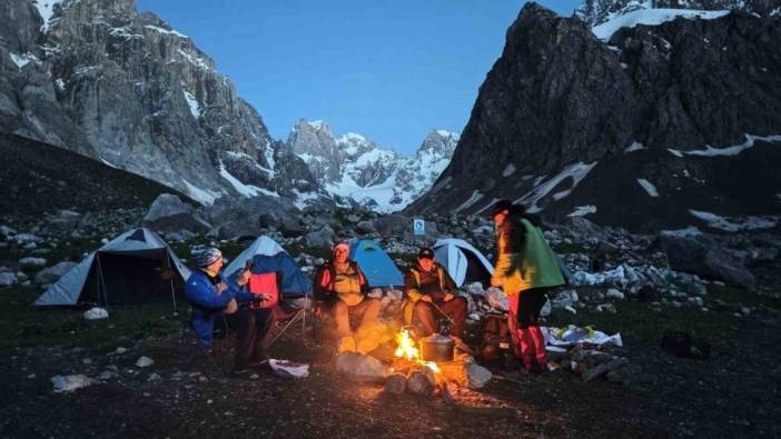 Hakkari'nin Cennet ve Cehennem Vadisi, CİSAD dağcılarını ağırladı