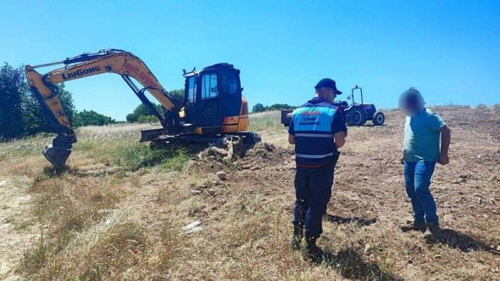 Didim'de kaçak kazı operasyonu: 4 şüpheli suçüstü yakalandı