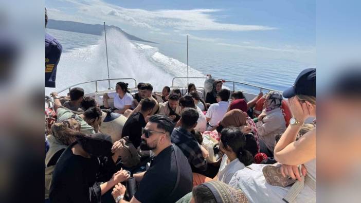 Bodrum açıklarında 95 düzensiz göçmen yakalandı