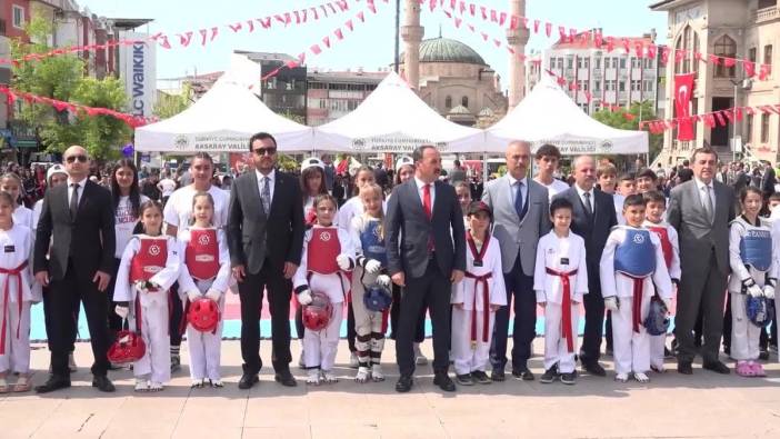 Aksaray'da 19 Mayıs coşkusu