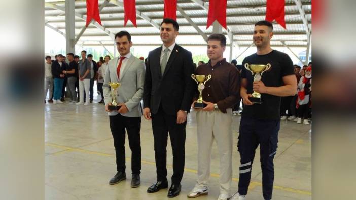 Hisarcık'ta 19 Mayıs yarışmaları ödülleri sahiplerini buldu