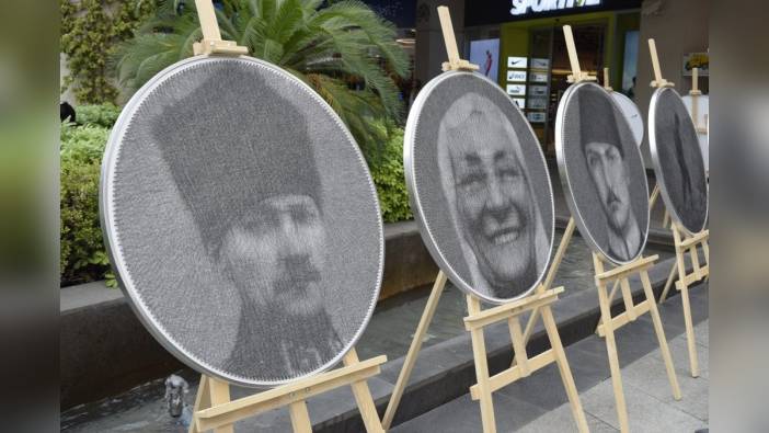 Antalya'da string art sergisi: Atatürk ve Anıtkabir eserleri sanatseverlerle buluştu