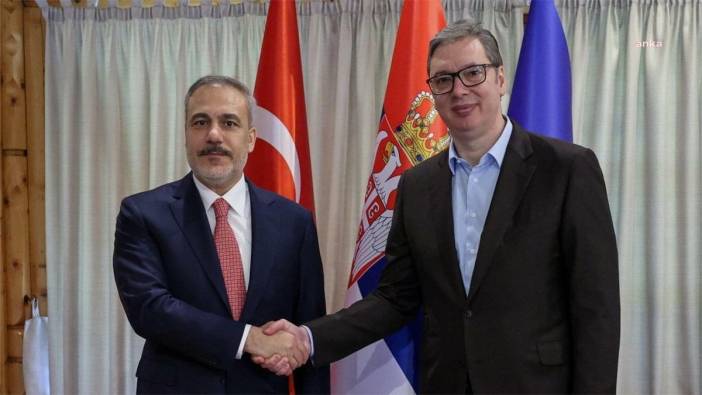 Dışişleri Bakanı Fidan, Sırbistan Cumhurbaşkanı Vucic ile görüştü