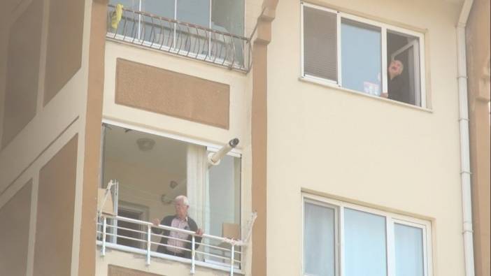 Kırıkkale'de 7 katlı binada yangın: 10 kişi kurtarıldı