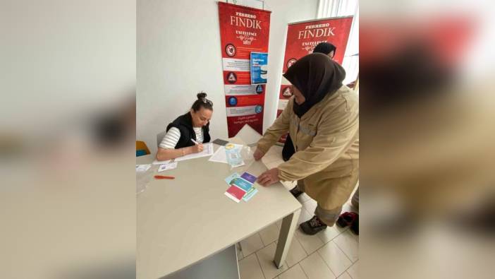 Düzce'de fabrika çalışanlarının vücut kitle indeksi ölçüldü