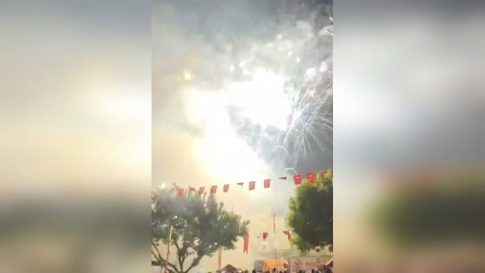 Bartın'da havai fişek gösterisi kazası: 1 yaralı
