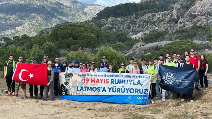 Aydın Büyükşehir Belediyesi'nden 19 Mayıs etkinliği: Gençler Latmos'ta trekking yaptı