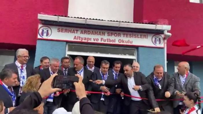 Serhat Ardahanspor Kulübü'nün yeni tesisi görkemli bir törenle açıldı