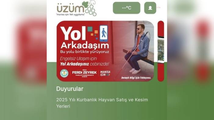 Manisa Büyükşehir Belediyesi'nden çevrim içi kazı ruhsatı uygulaması