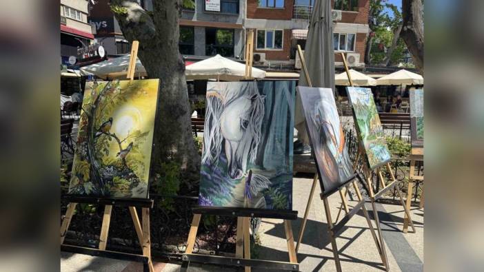 Bandırma'da hükümlü ve tutukluların eserleri sergilendi