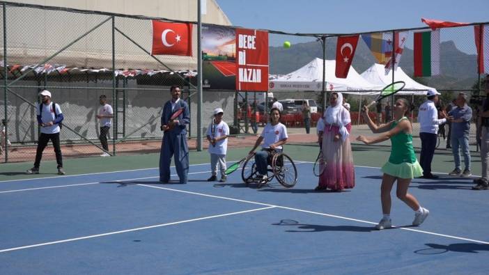 Şırnak'ta Uluslararası Cudi Cup Tenis Turnuvası başladı
