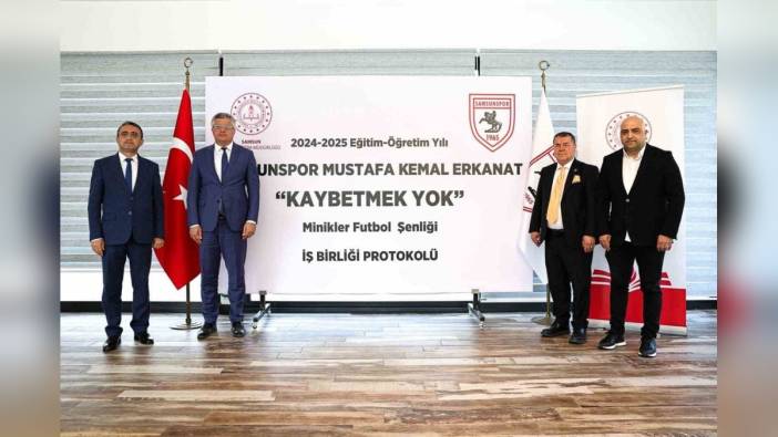 Samsunspor ve Milli Eğitim'den minikler futbol şenliği iş birliği