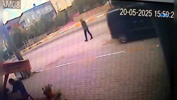 Tekirdağ'da geri manevra kazası: Yaya son anda kurtuldu