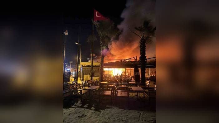 Muğla'nın Ula ilçesinde iş yeri yangını