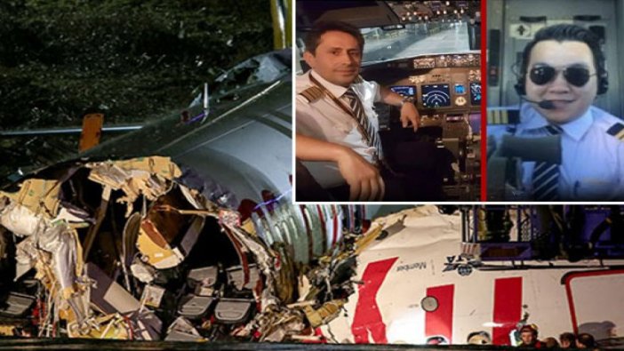 Kaza yapan Pegasus uçağı pilotlarının fotoğrafları