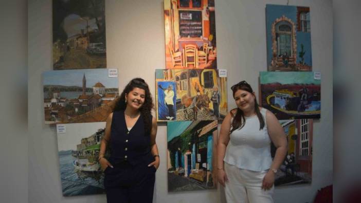 Ayvalık'ta sanat rüzgarı esti: Sebahat-Cihan Şişman Güzel Sanatlar Lisesi öğrencilerinden göz kamaştırıcı sergi