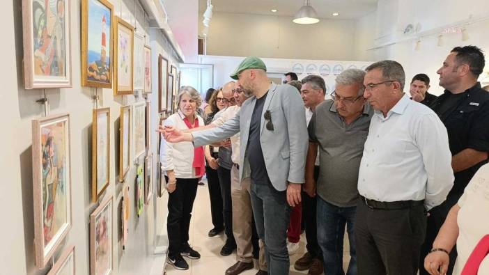 Söke'de 'Çok Renkli' resim sergisi sanatseverlerle buluştu
