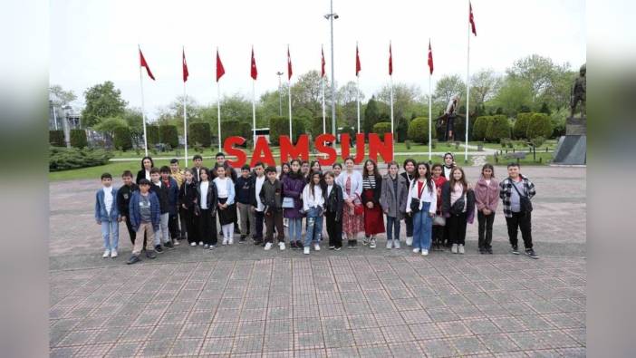 Samsun Büyükşehir Belediyesi'nden anlamlı proje: Kırsal mahallelerdeki öğrenciler müzeleri geziyor