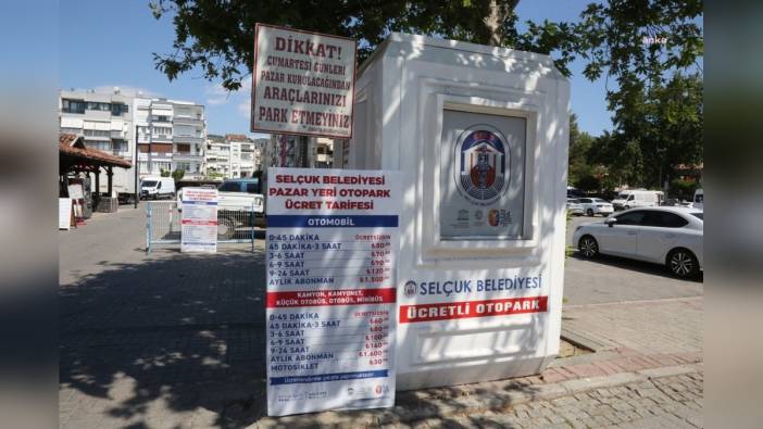 Efes Selçuk'ta ücretsiz otopark süresi 45 dakikaya çıkarıldı
