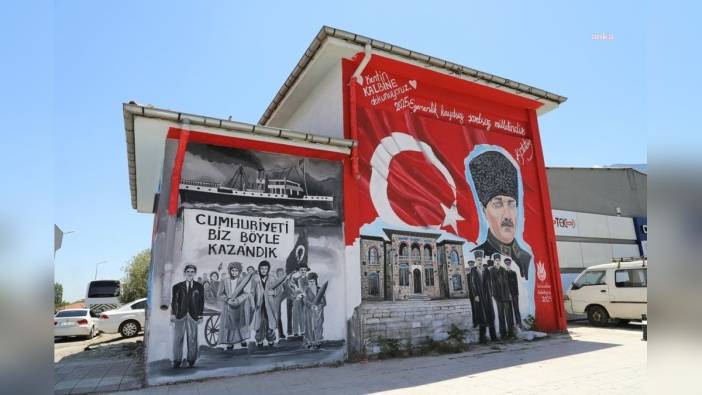 Manisa Şehzadeler'de trafolara Kurtuluş Savaşı kahramanları resmedildi