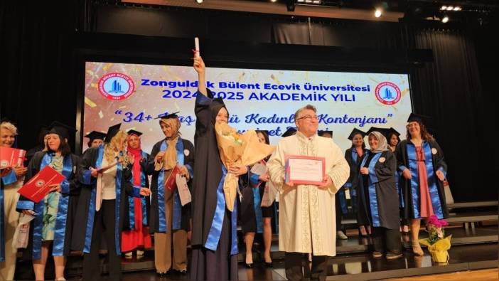 BEÜ'de 34 yaş üstü kadınlar mezun oldu