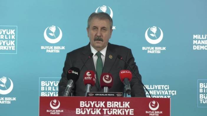 BBP Genel Başkanı Destici: Gerçek barış, terörü lanetle başlar