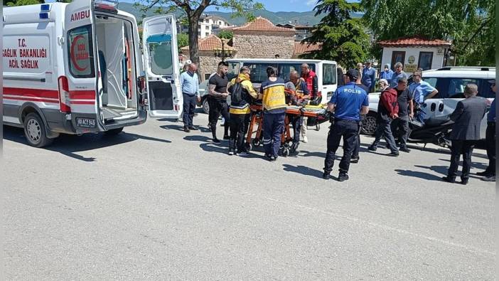 Tokat'ta motosiklet kazası: Yaya ağır yaralandı