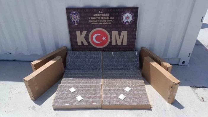 Aydın'da kaçak tütün operasyonu: 58 kilo kıyılmış tütün ele geçirildi