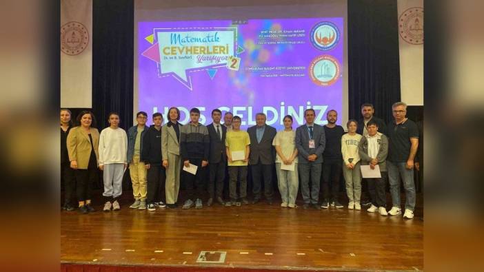 Zonguldak'ta matematik cevherleri yarıştı