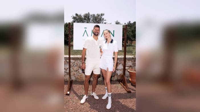 Novak Djokovic ve Eddie Redmayne Bodrum'da tenis heyecanı yarattı