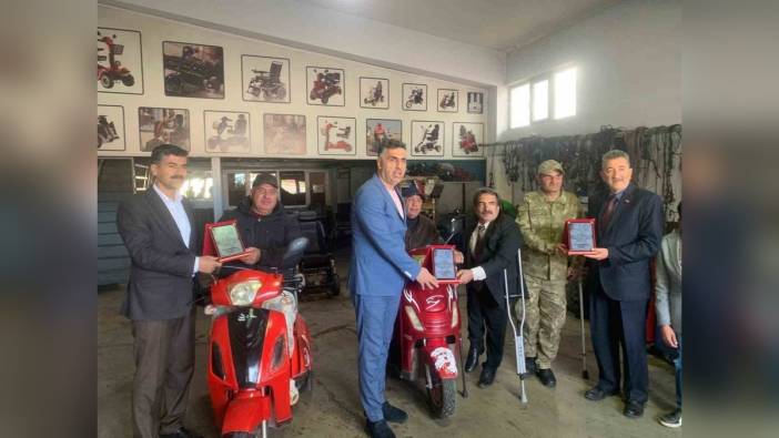 Erzurum Büyükşehir Belediyesi Engelli Araçları Bakım Atölyesi'ne anlamlı ziyaret