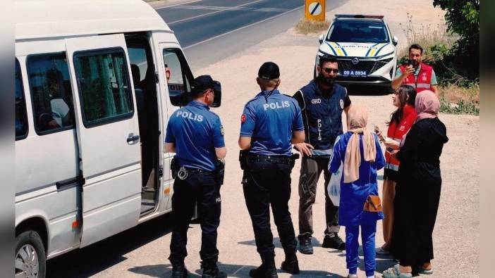 Aydın'da huzur uygulaması: 2 bin 500 kişinin GBT sorgulaması yapıldı