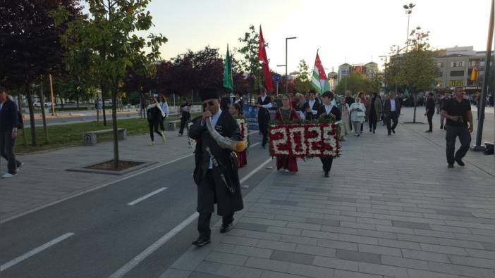 Düzce'de Çerkes Sürgünü'nün 161. yılı için yürüyüş düzenlendi
