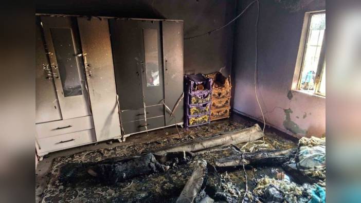 Siirt'te ev yangını: Aile son anda kurtuldu