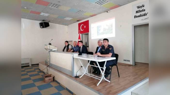 Mut'ta orman yangınlarıyla mücadele toplantısı