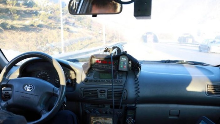 Ülke genelinde radarla hız denetimi yapıldı